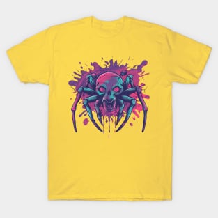 Skull spider colorful T-Shirt